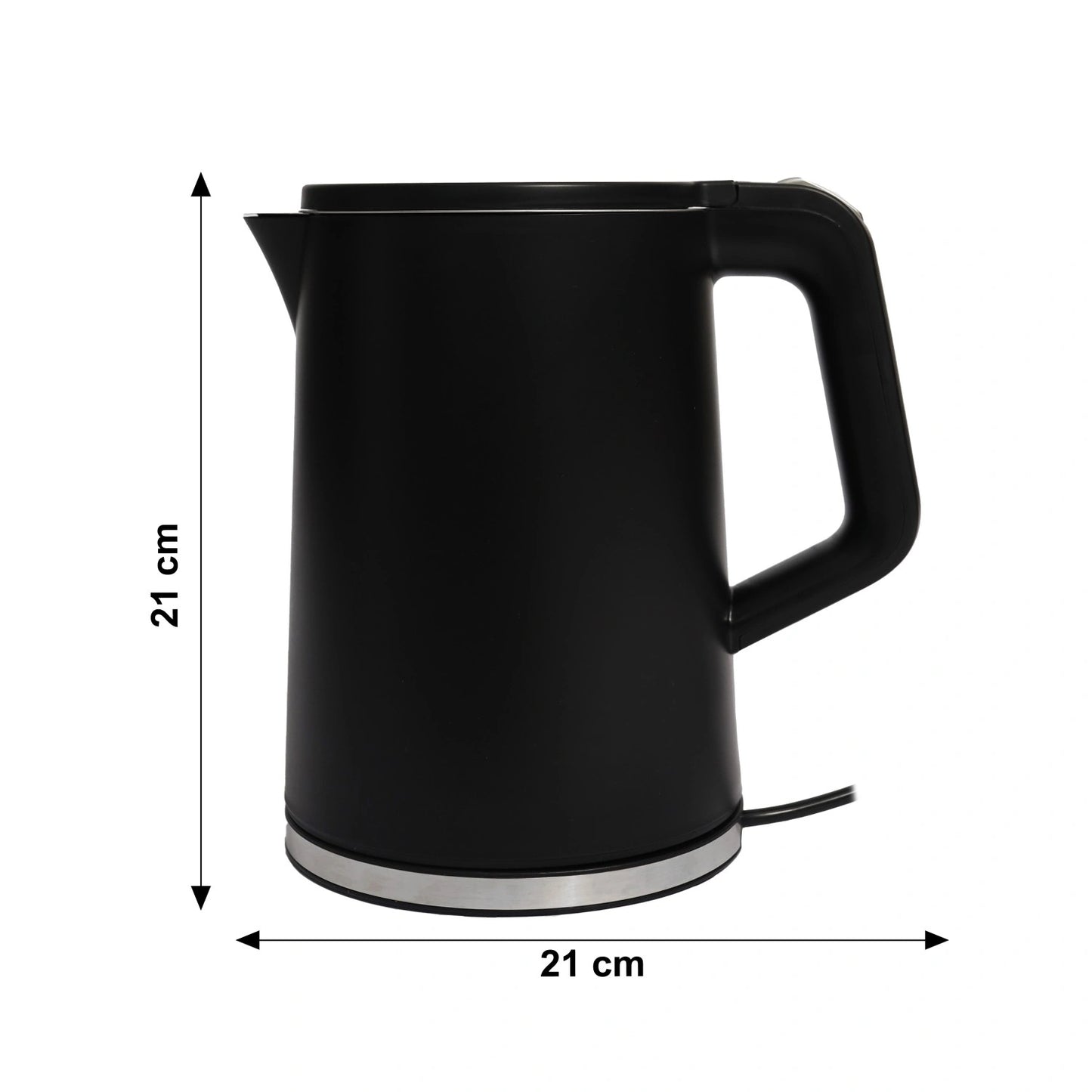 Cordless Travel Kettle, 1500W, 1.2L, Black