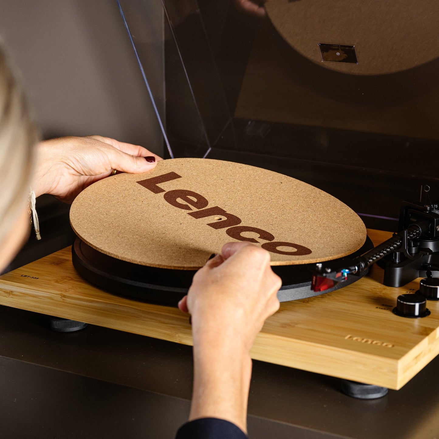 Cork Turntable Slipmat, Anti-Static, 29.2 cm Diameter