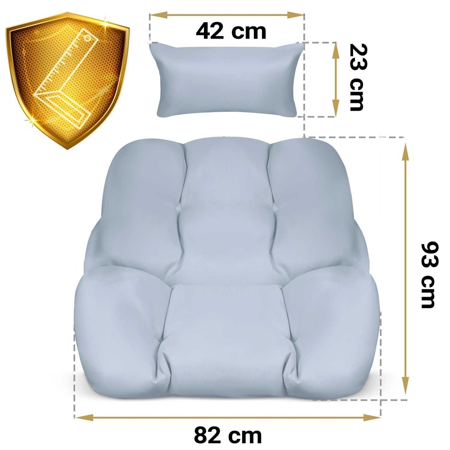 Cushion for hanging chair Luisiana Sofotel gray