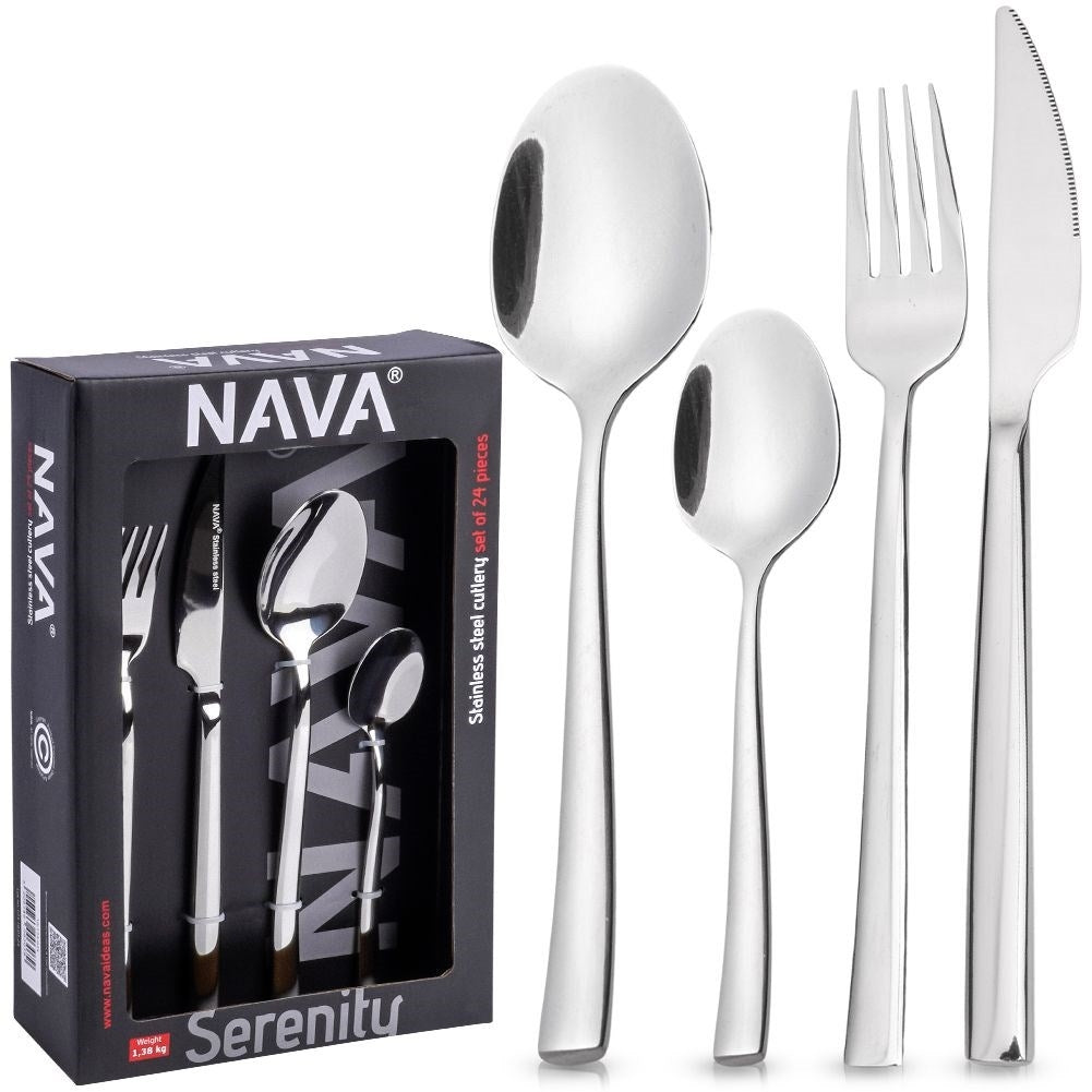 Cutlery in Stainless Steel for 6 People