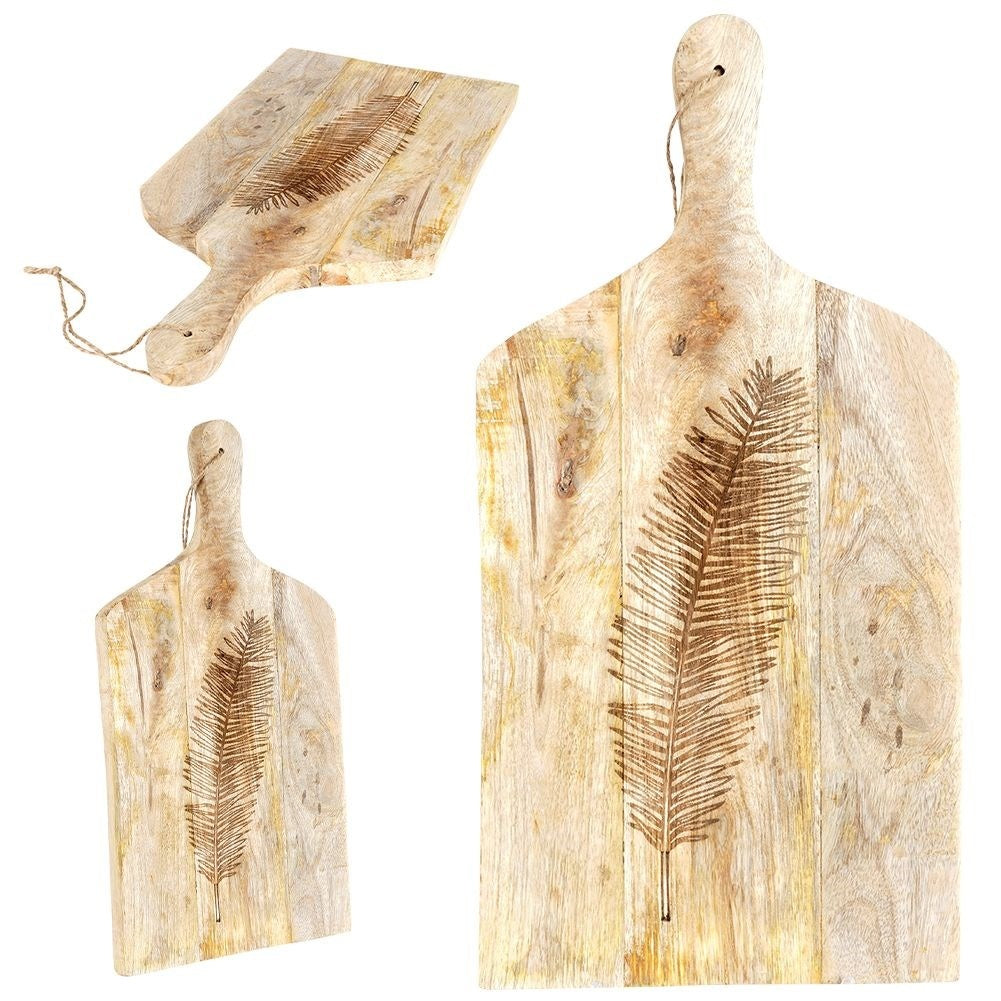 Cutting Board & Serving Tray in Mango Wood with Handle