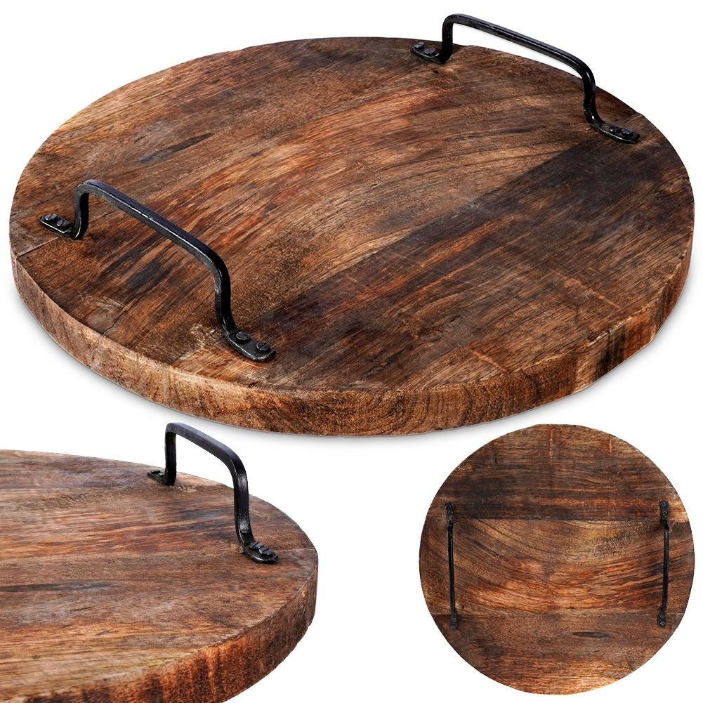 Cutting Board in Exotic Mango Wood with Aged Look