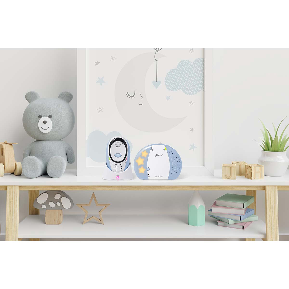 DECT Baby Monitor with VOX, Talk-Back, 300m Range