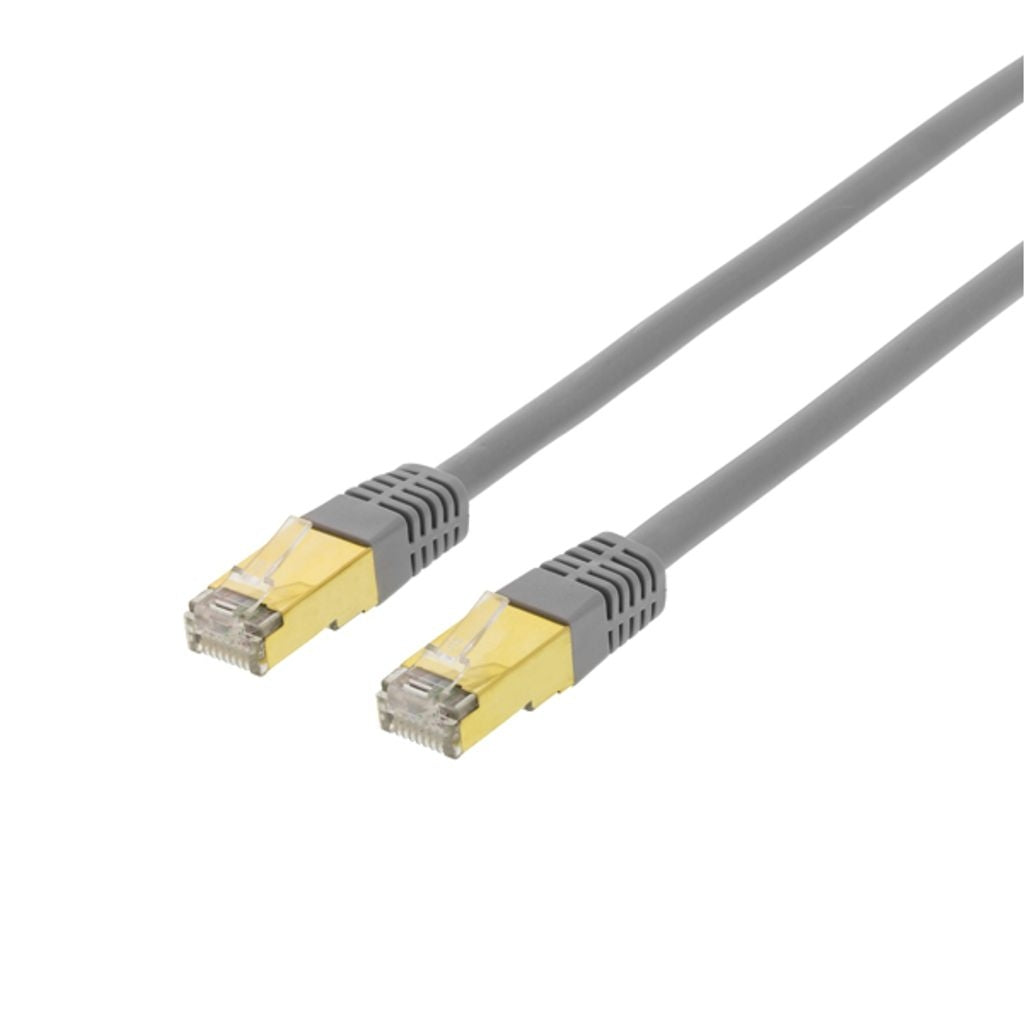 DELTACO Network Cable Cat7 3m 10 Gbps - Grey