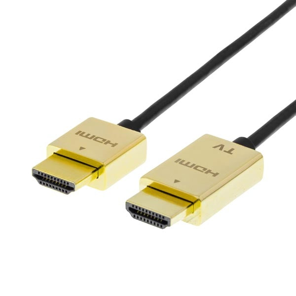 DELTACO PRIME ultra-thin HDMI cable, 5m, black