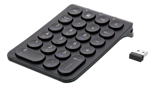 DELTACO Wireless Numeric Keyboard, 22 Keys, 2.4GHz - Black