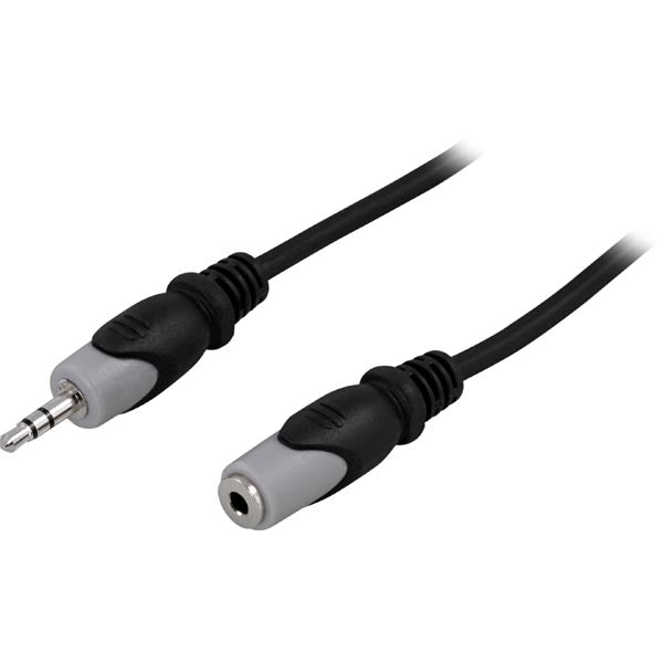 DELTACO audio cable, 3.5mm ha - ho, 0.5m