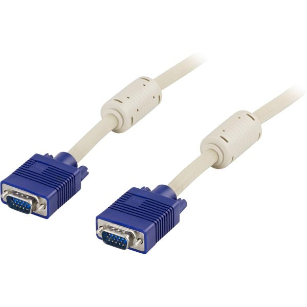 DELTACO monitor cable RGB HD15ha-15ha 1m