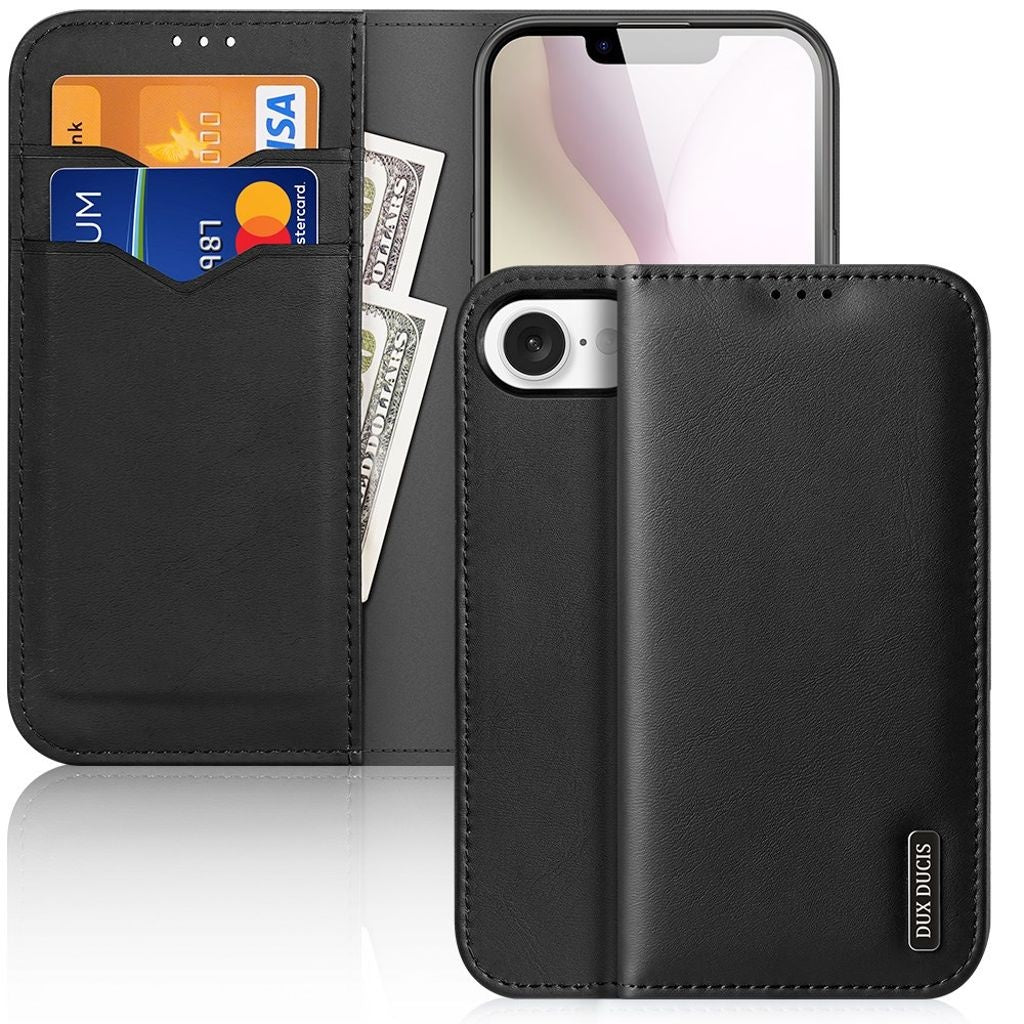 DUX DUCIS iPhone 16e Cover with RFID Blocking - Black