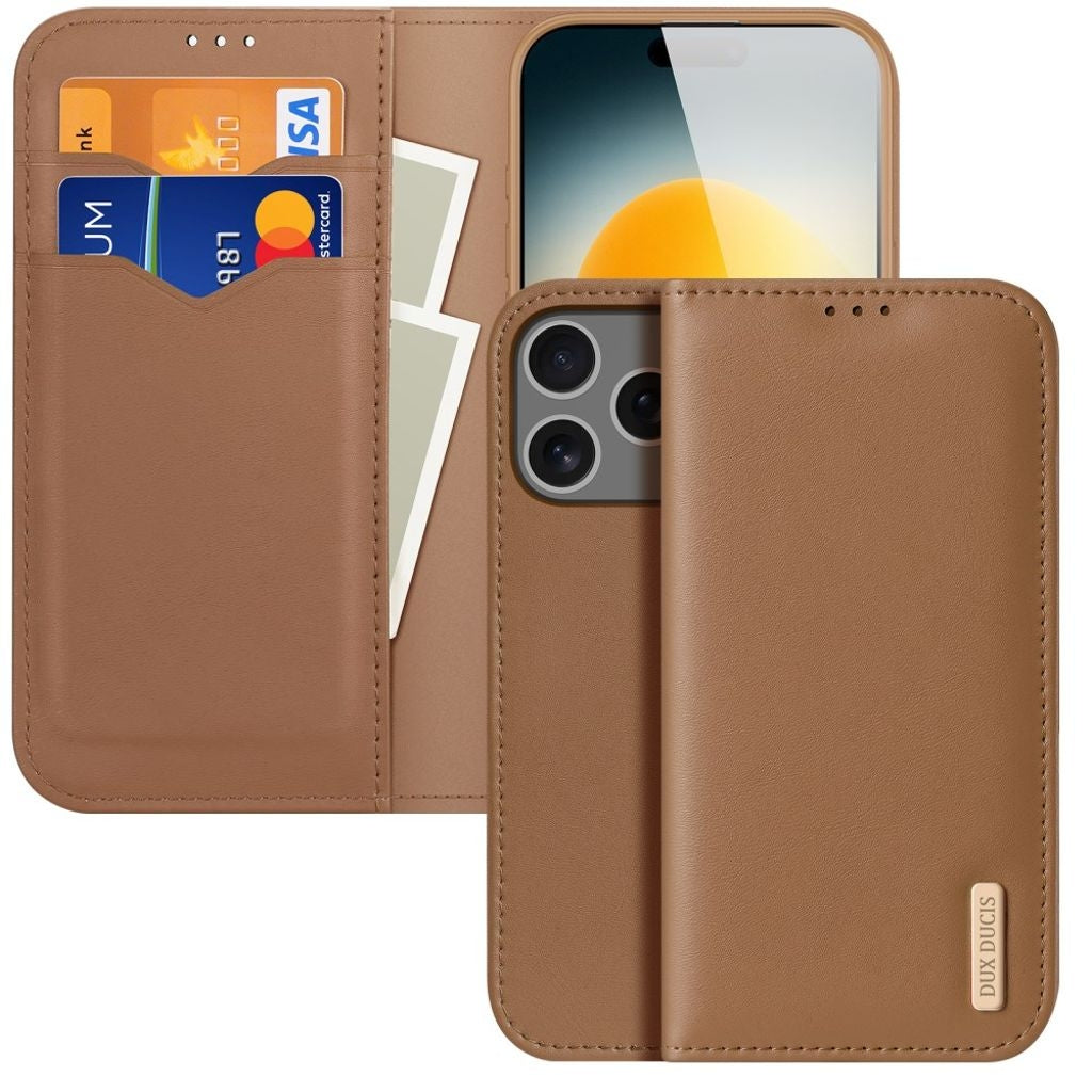 DUX DUCIS iPhone 17 Pro RFID Blocking Cover - Brown