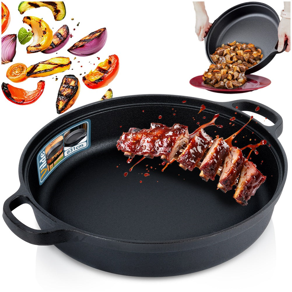 Deep cast iron frying pan CAST LINE 30 cm, 3.5 l