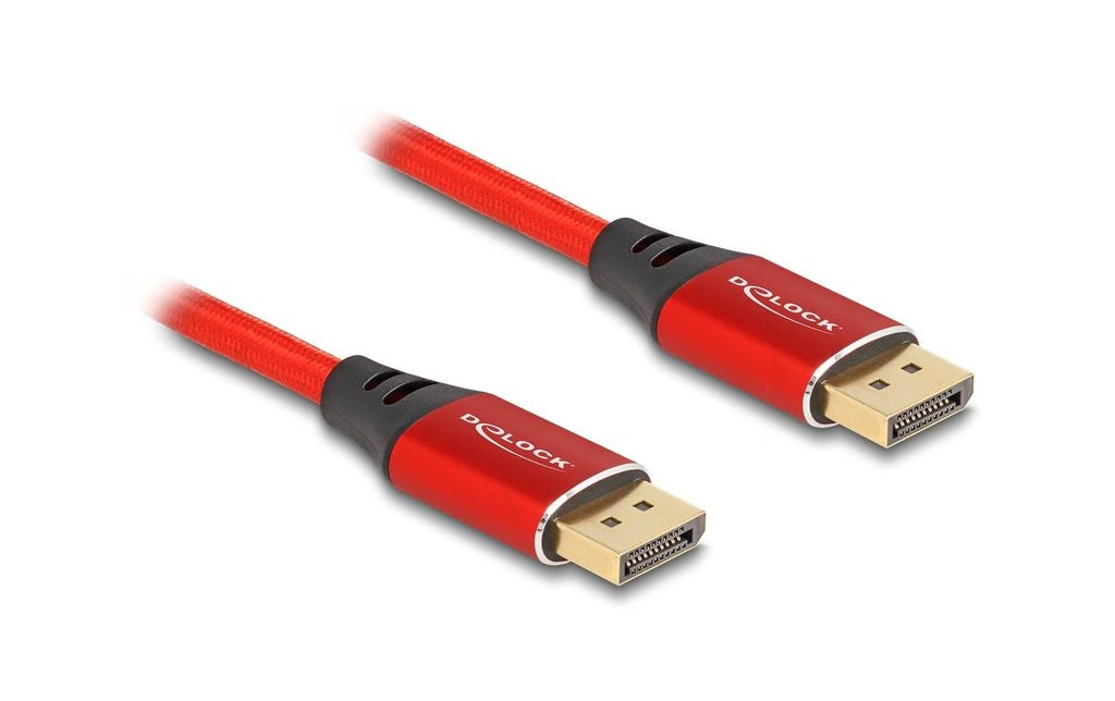 Delock DisplayPort Cable 16K @ 60Hz, 2m - Red
