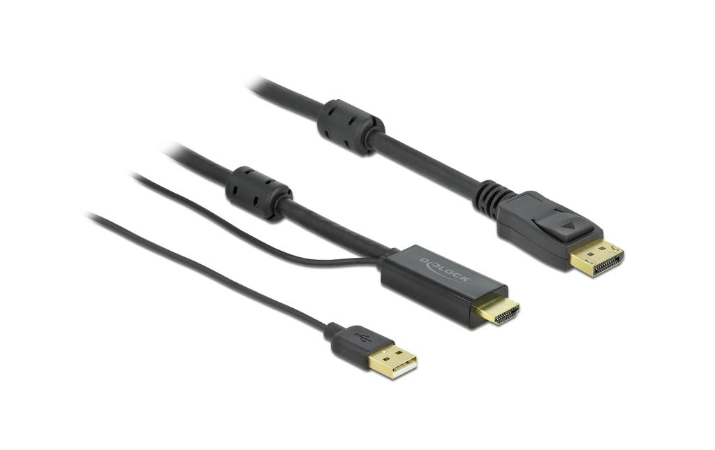 Delock HDMI to DisplayPort cable 4K @ 30Hz, 2m