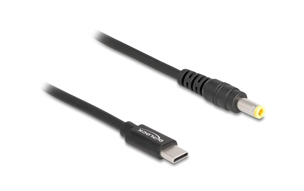 Delock Laptop Charging Cable USB-C male to 5.5 x 2.5mm male