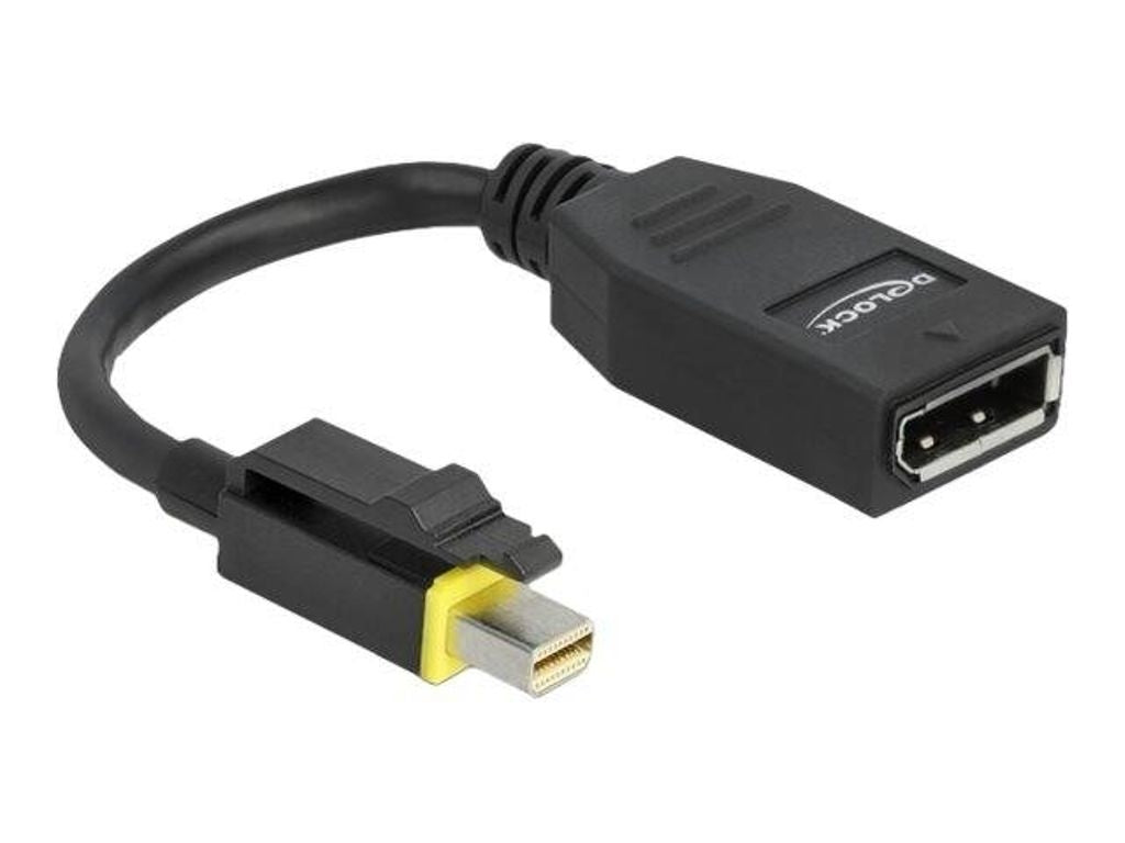 Delock Mini DisplayPort to DisplayPort Adapter with Latch 8K @ 60Hz