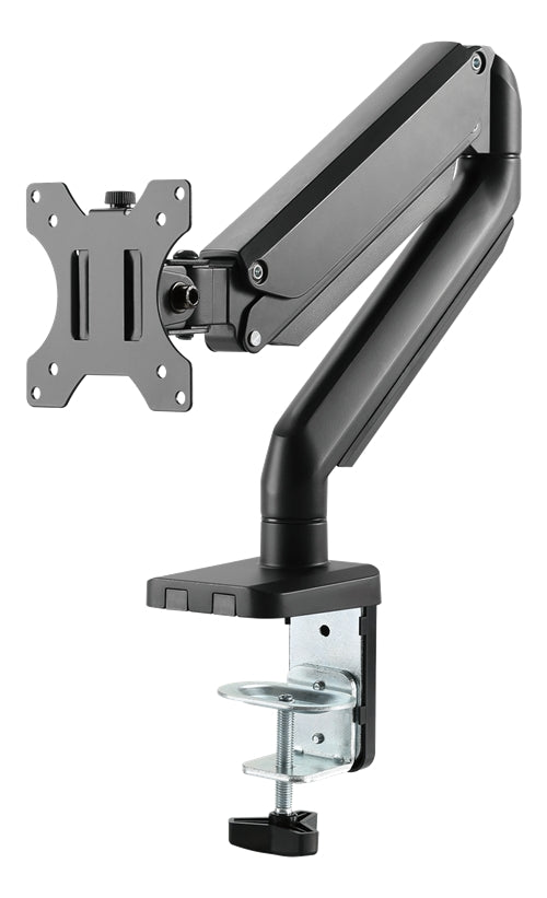 Deltaco Office Premium Monitor Arm with Gas Spring, 17"-32" - Black