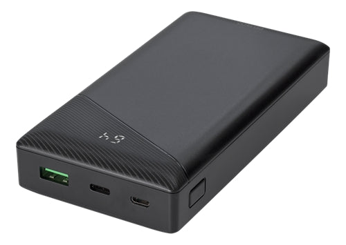 Deltaco Powerbank 20000 mAh Fast Charging USB-C PD 18W - Black