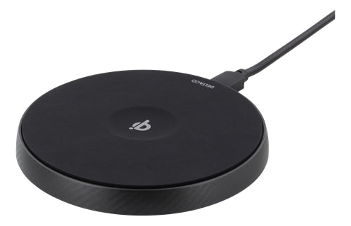 Deltaco Wireless Fast Charger for iPhone / Android, 10W - Black