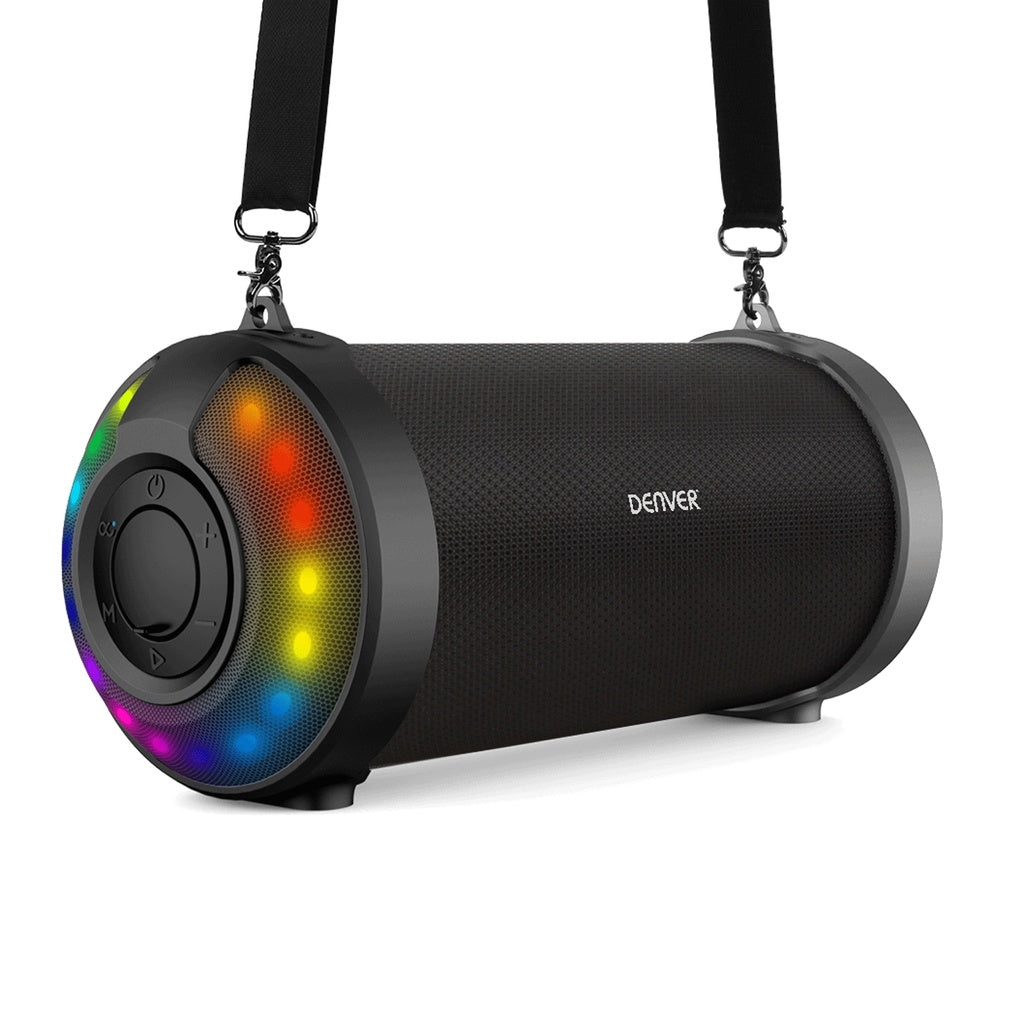Denver Wireless Speaker with LED - Black
