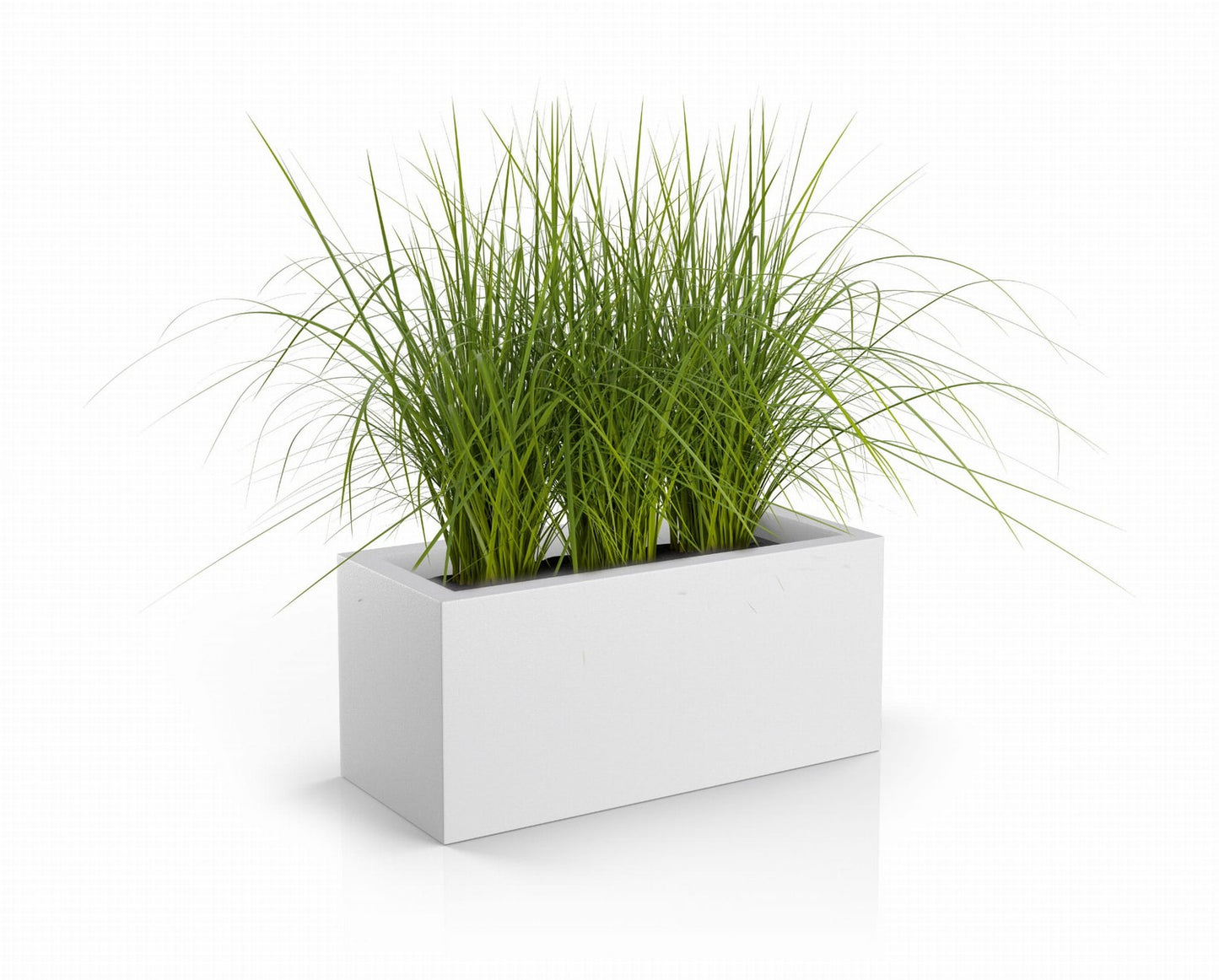 Designer pot LONG White