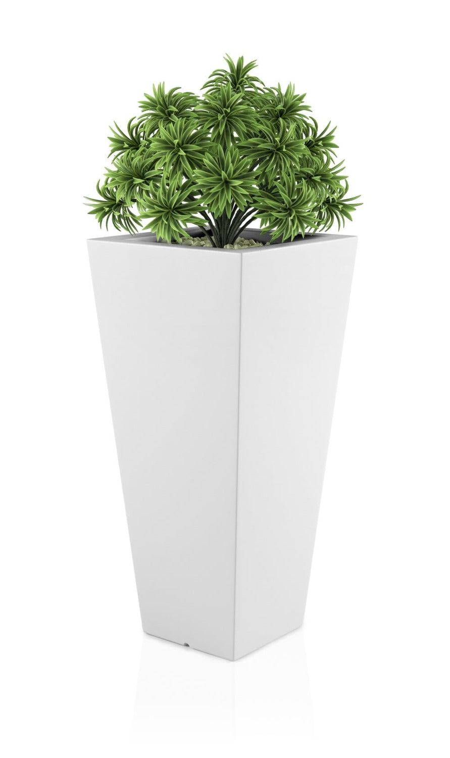 Designer pot SLIM LINE M White