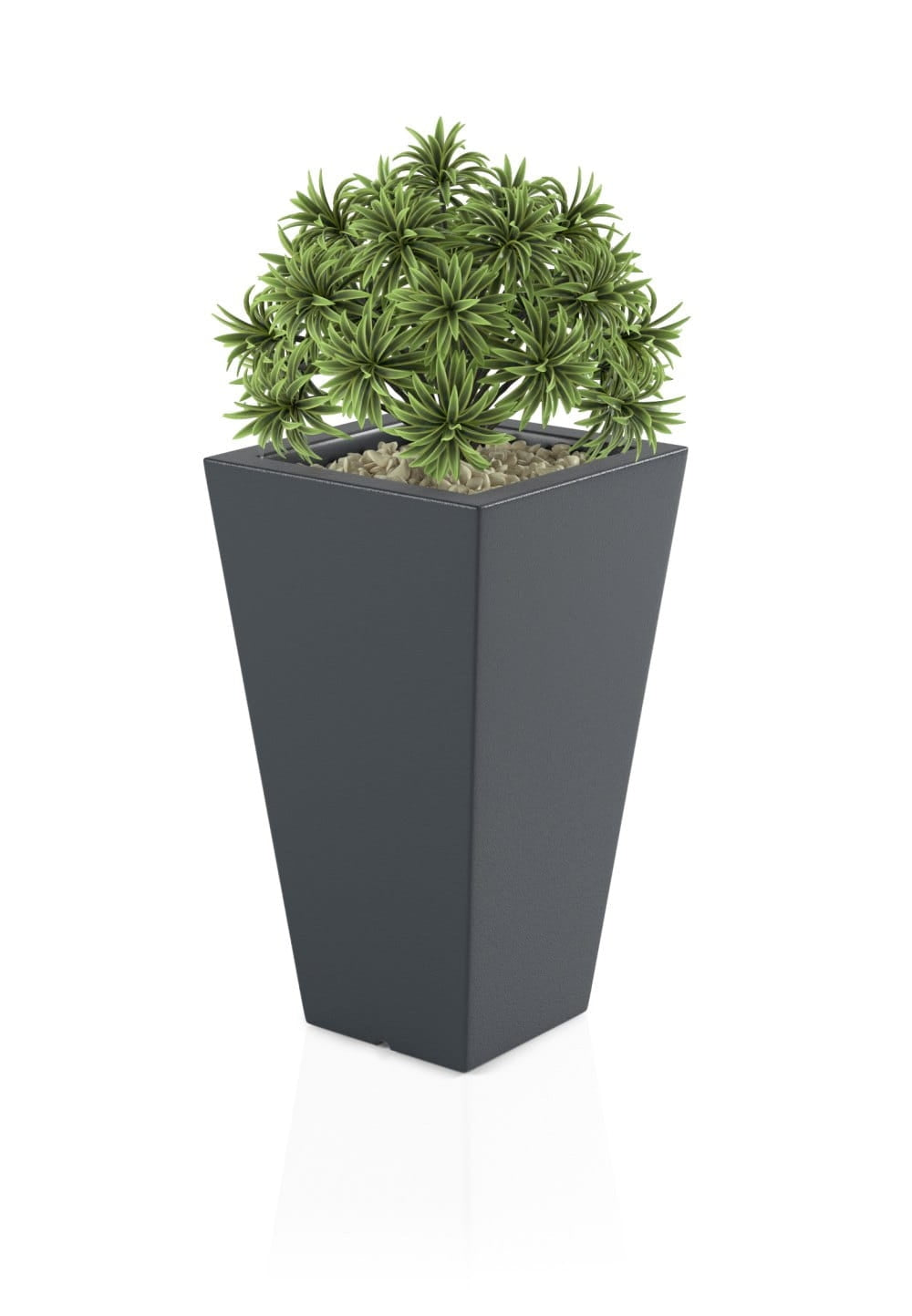 Designer pot SLIM LINE S Anthracite