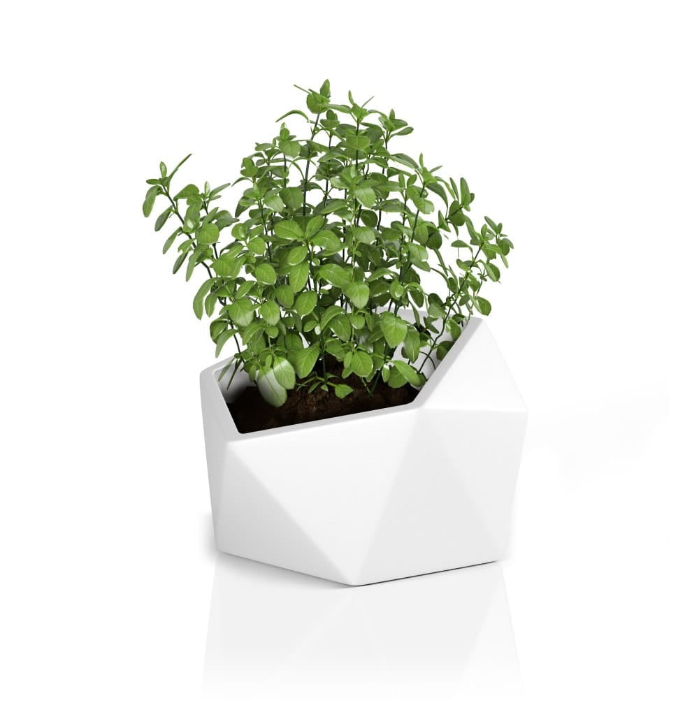 Designer pot VESARI White