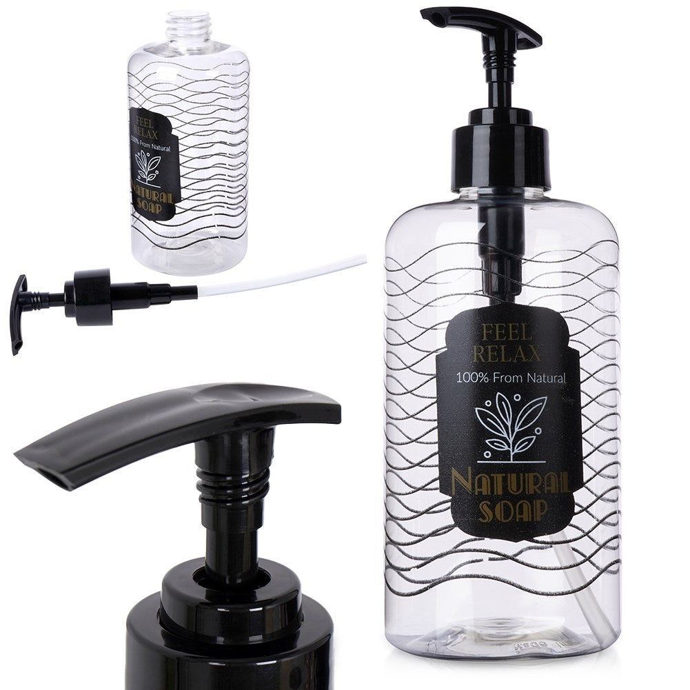 Dispenser for Detergent/Liquid Soap 500 ml Transparent