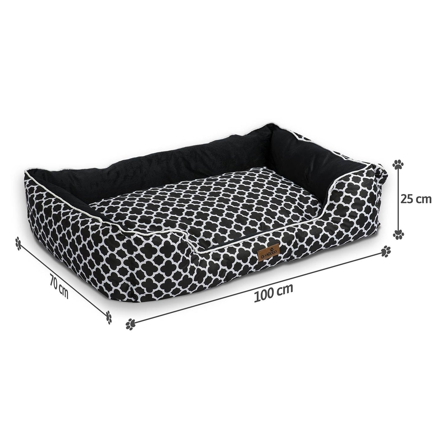 Dog cat bed 100x70cm size XL