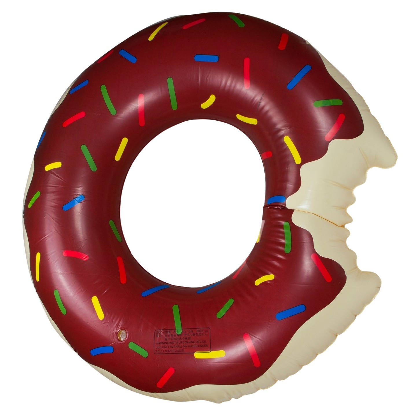 Donut inflatable wheel 110cm brown