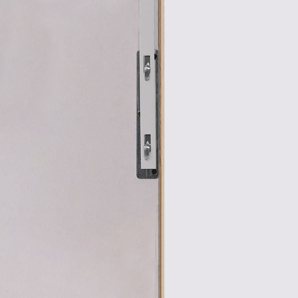 Door mirror in a wooden frame - Perfect for small spaces