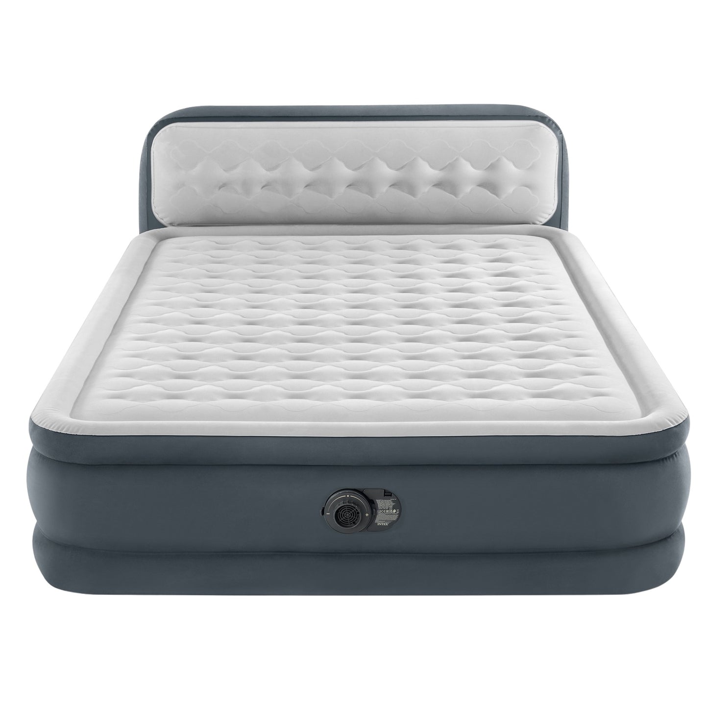 Double Air Mattress with Pump, 236x152 cm