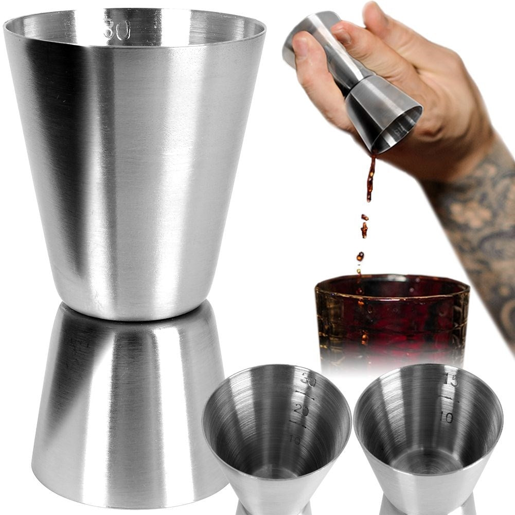 Double Bar Measure in Stainless Steel for Drinks