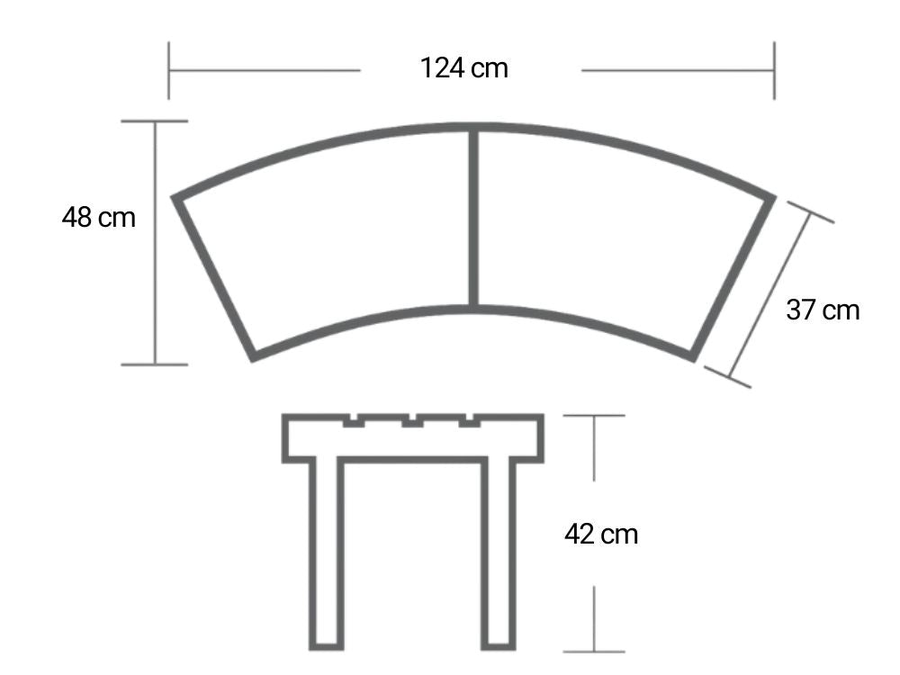 Double low jacuzzi bench SPA INTEX 28514