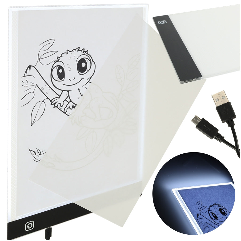 Drawing board A4 LED illuminated tracing board