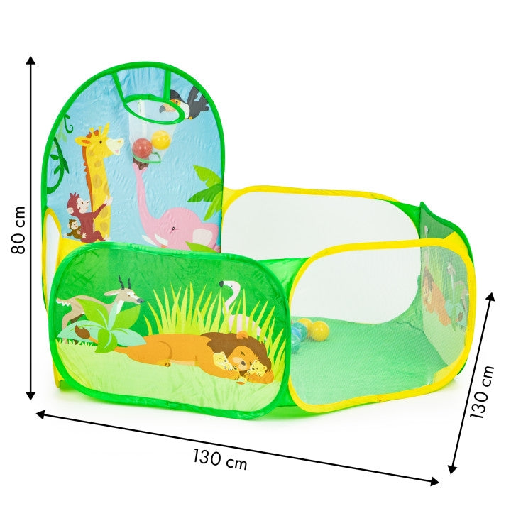 Dry pool tent for children 50 balls