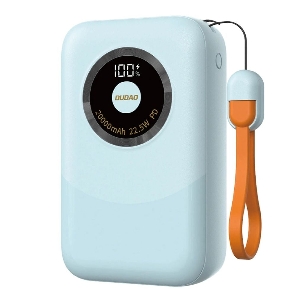 Dudao K21 Mini Powerbank 10000mAh USB-A / USB-C 22.5W - Blue