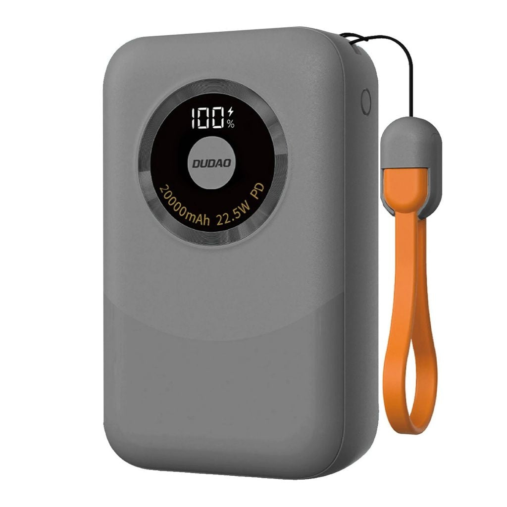 Dudao K21 Mini Powerbank 10000mAh USB-A / USB-C 22.5W - Gray