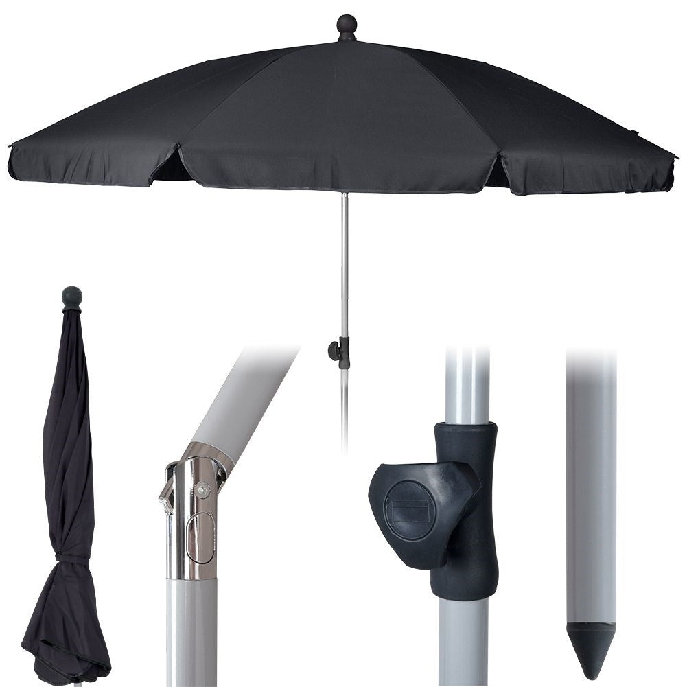 Durable garden parasol with adjustable tilt, 176 cm