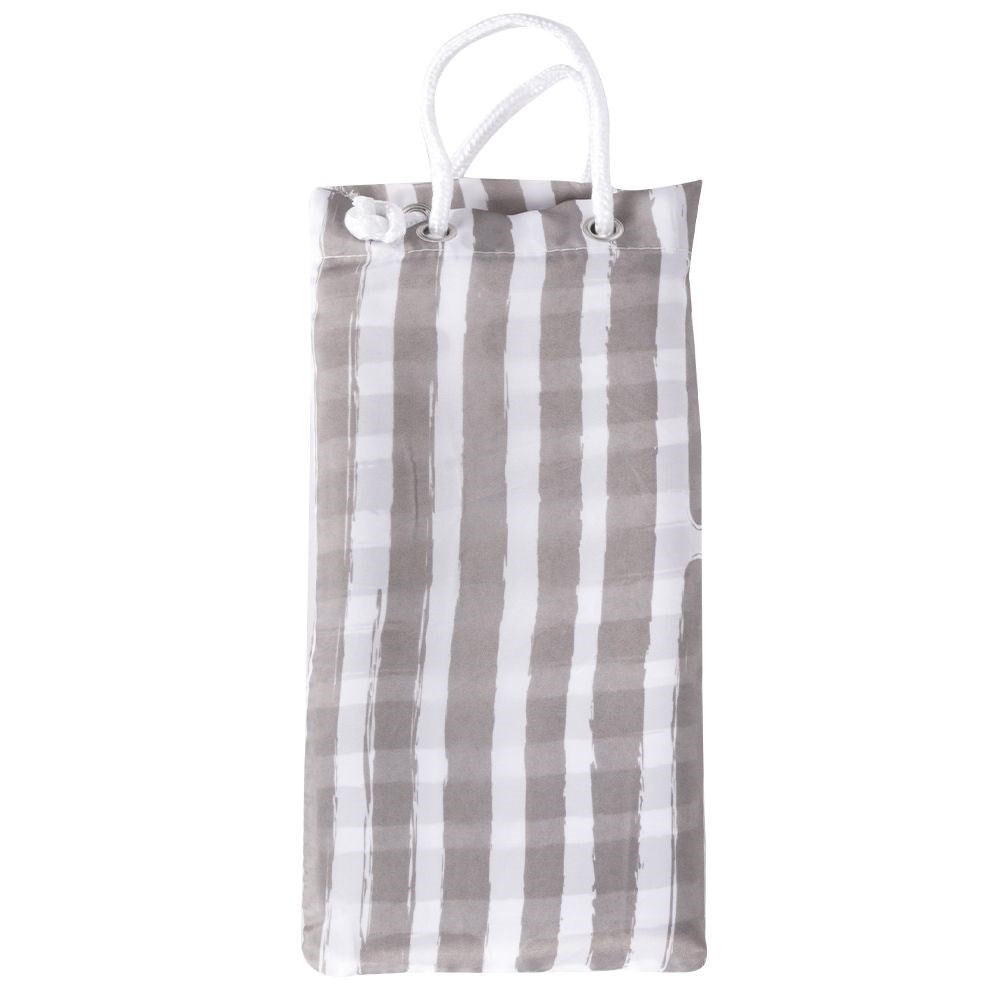 Durable shower curtain with 12 hooks for privacy and protection