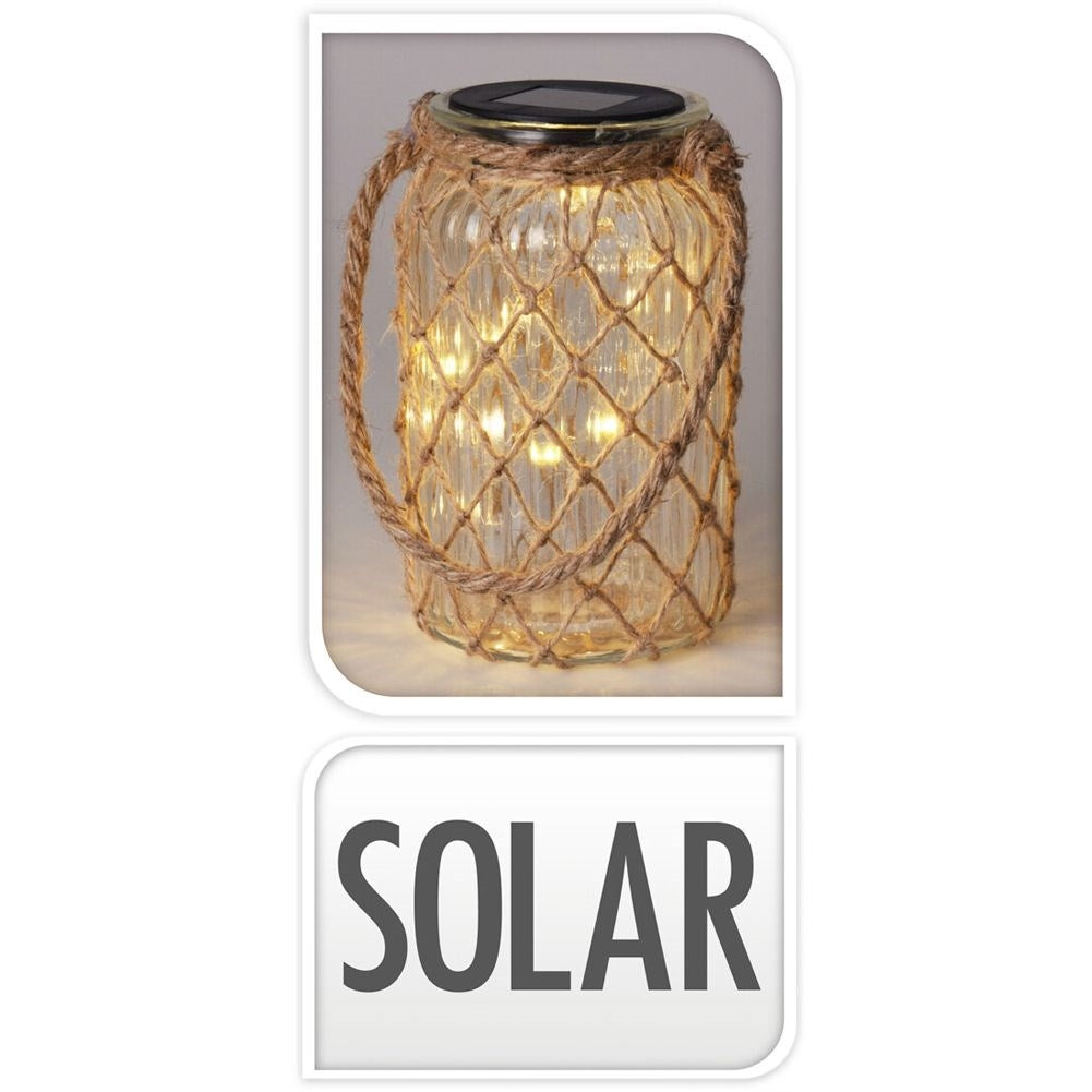 Ecological LED lantern for garden, balcony or terrace