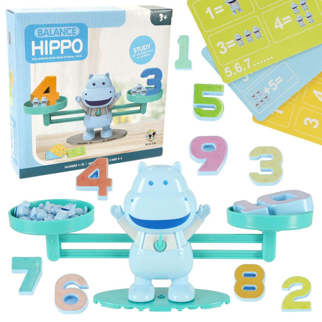 Educational scales learning to count hippo mini