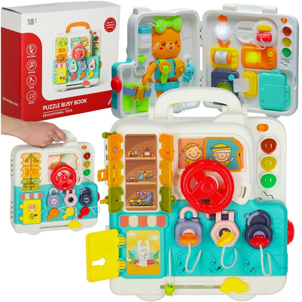 Educational talica manipulative toy suitcase