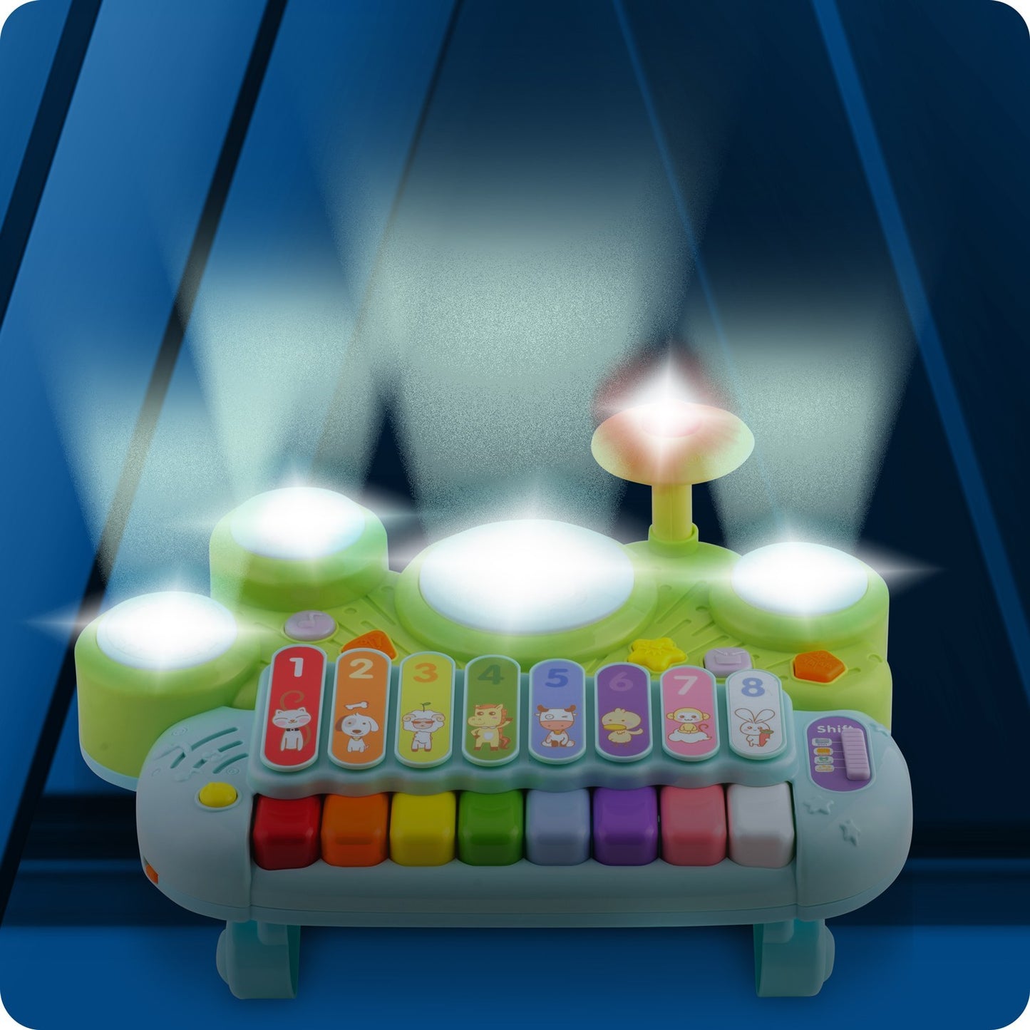 Educational toy: Xylophone and drum set RK-751 from Ricokids