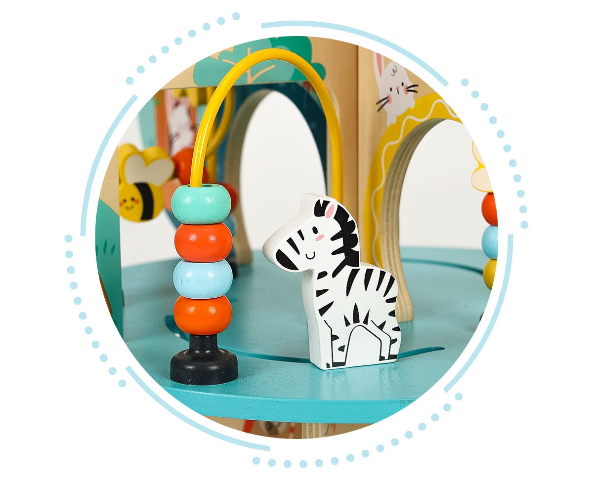 Educational toy for children, wooden tree supporting development +12m ECOTOYS