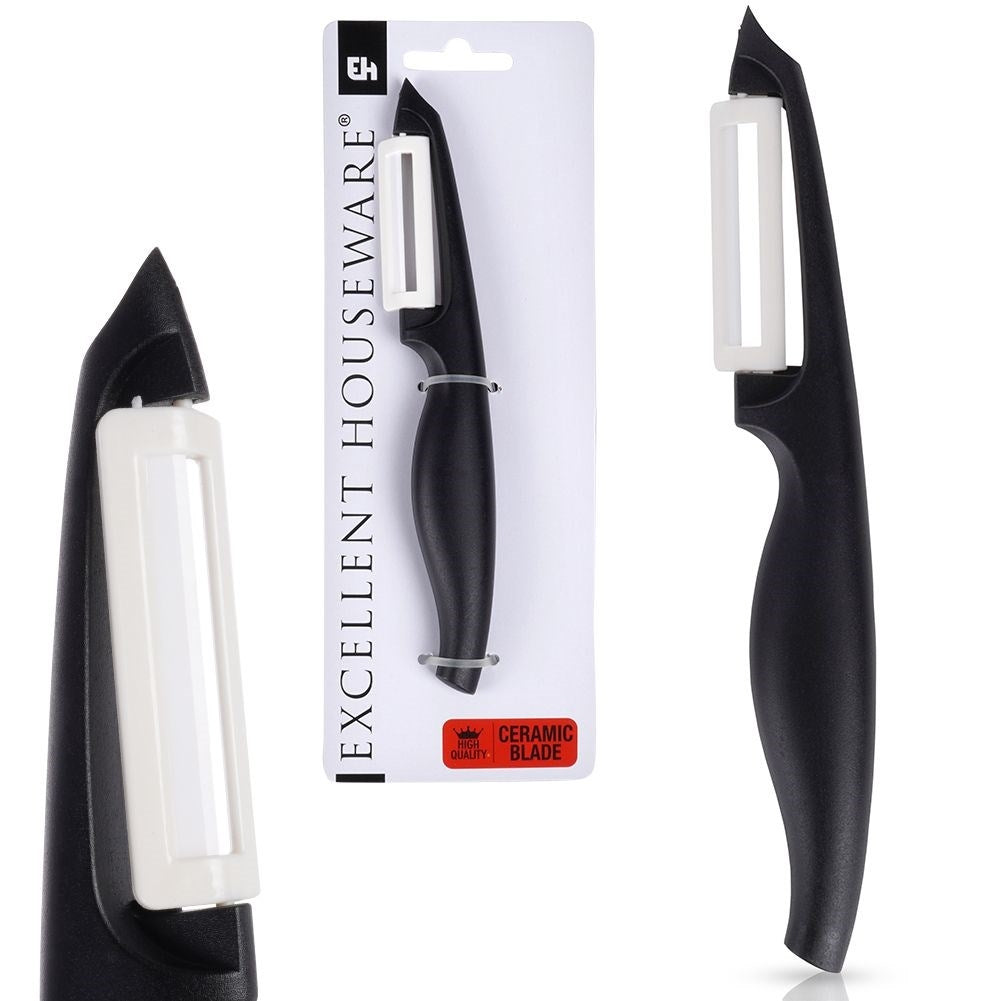 Effective kitchen tool with ceramic blade and comfortable handle