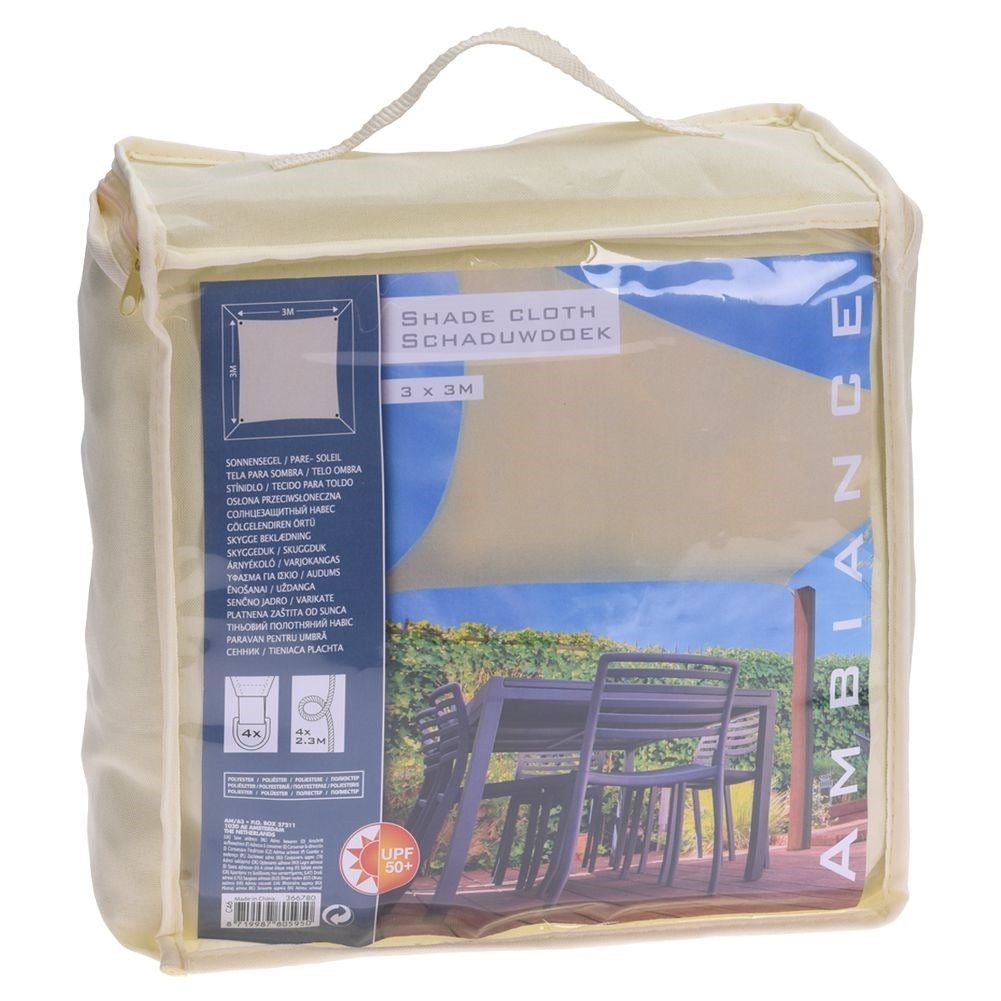 Effective sun sail for garden, balcony & terrace