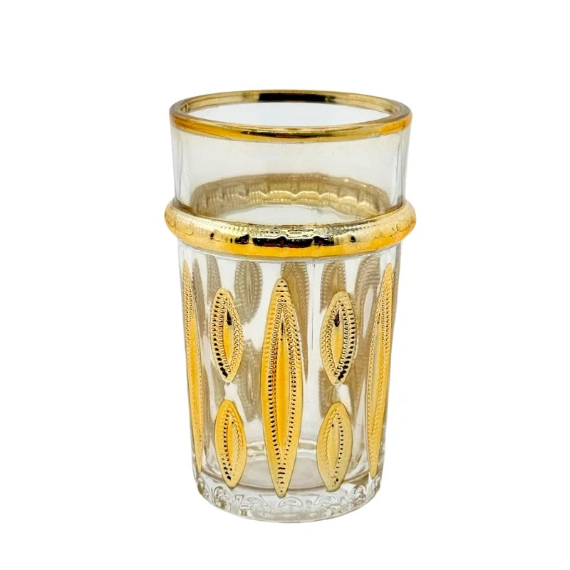 Eisenbach EB-GLS12G: 12 Pieces Tea Glasses with Gold Accent