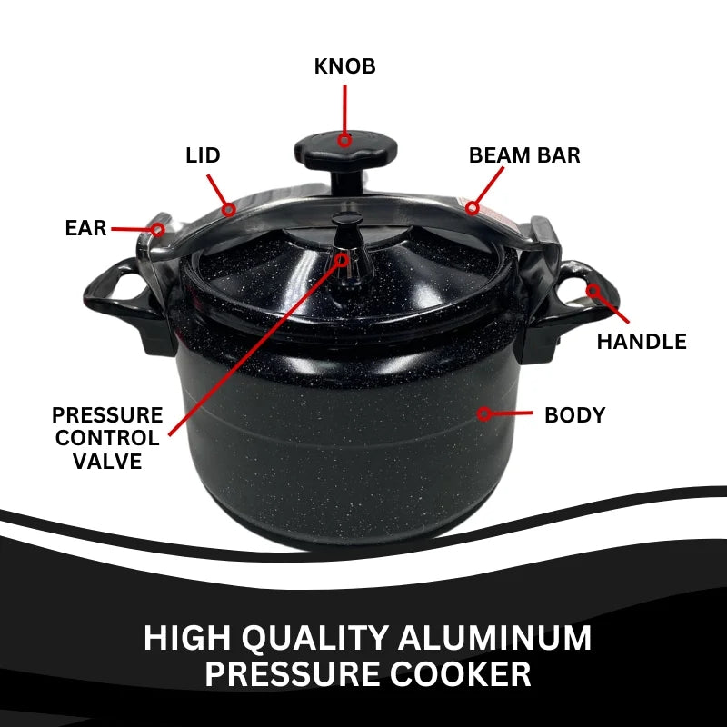 Eisenbach EB-PC2M12:Aluminum Pressure Cooker - 12L