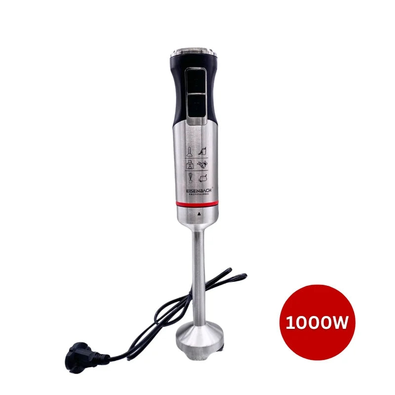 Eisenbach JE-903E: 3-in-1 Hand Blender Set - Power Whisk, Immersion Blender, Chopper- 1000W